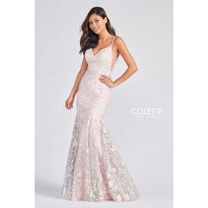 Colette Floral Fit & Flare Gown CL12233